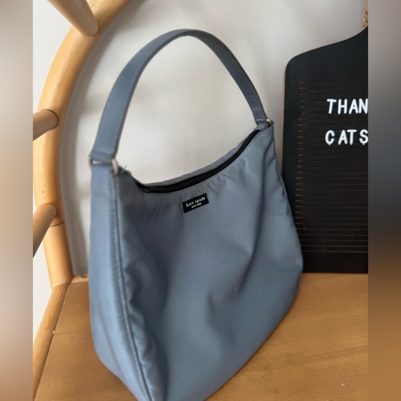 Kate Spade New York Nylon Shoulder Bag – Periwinkle / Light Blue Grey - Picture 3 of 11
